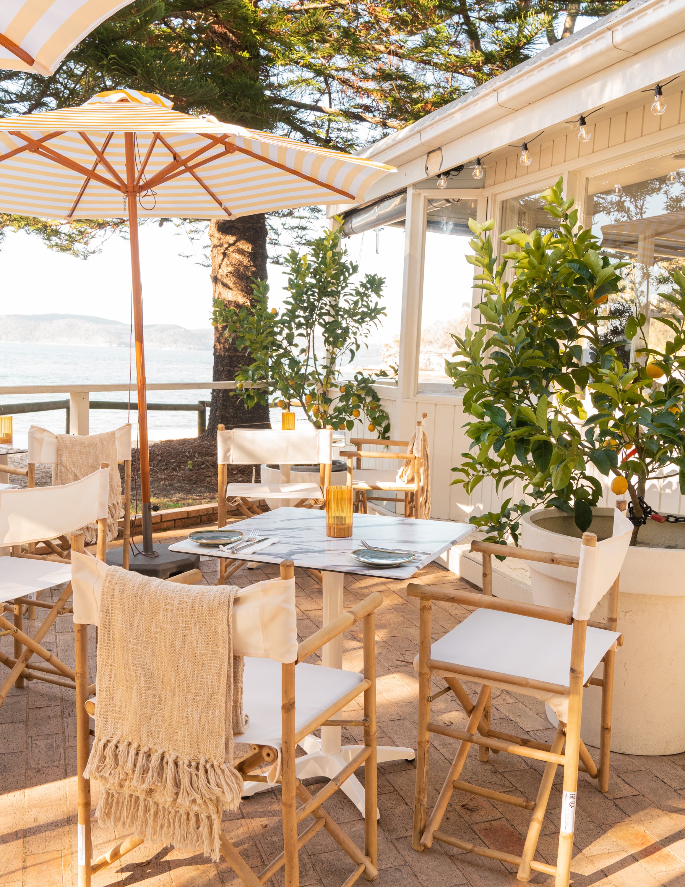 Amalfi beach front cafe
