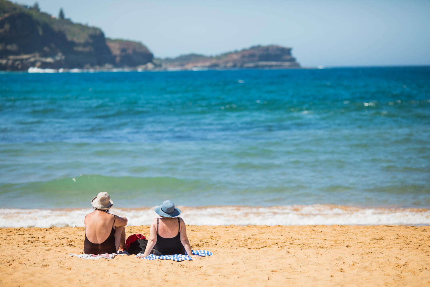 two ladies at avoca by Sarah-Kate Mcaleer