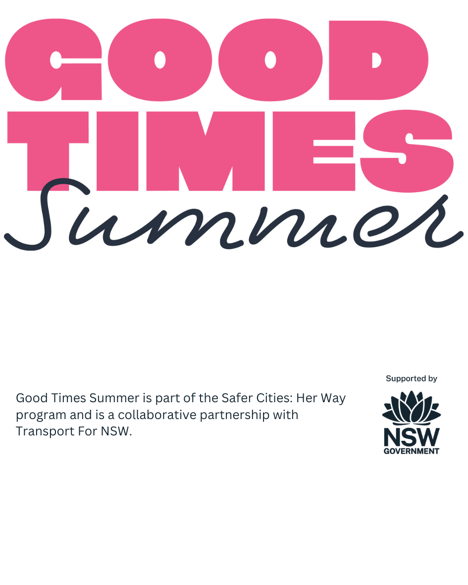 good times summer and tNSW logo