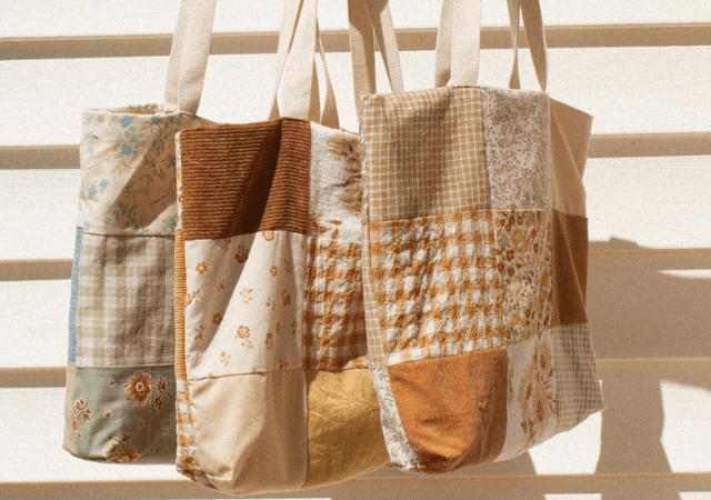 The earth collective tote bags