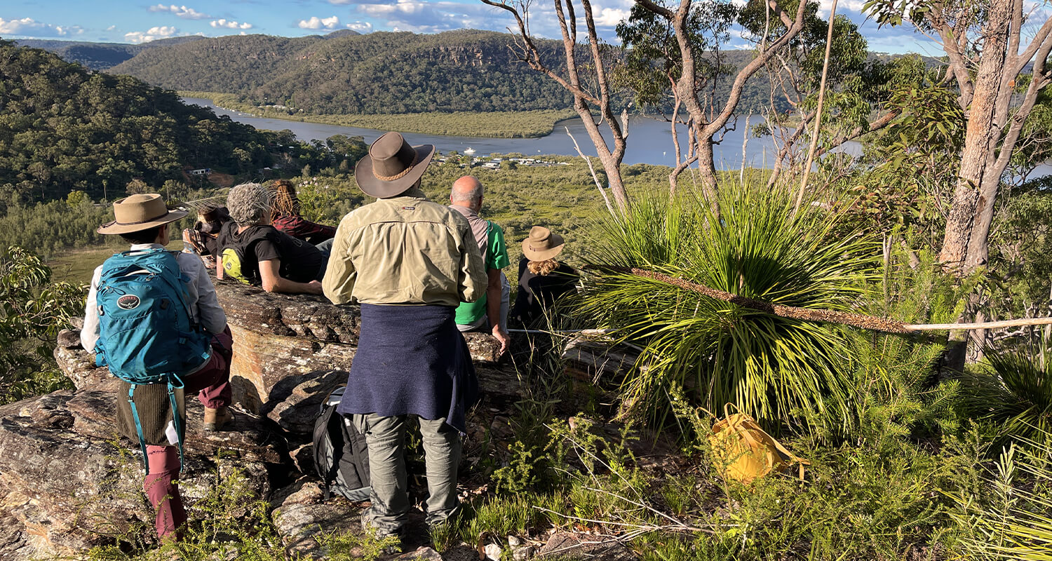 high up on the Hawkesbury