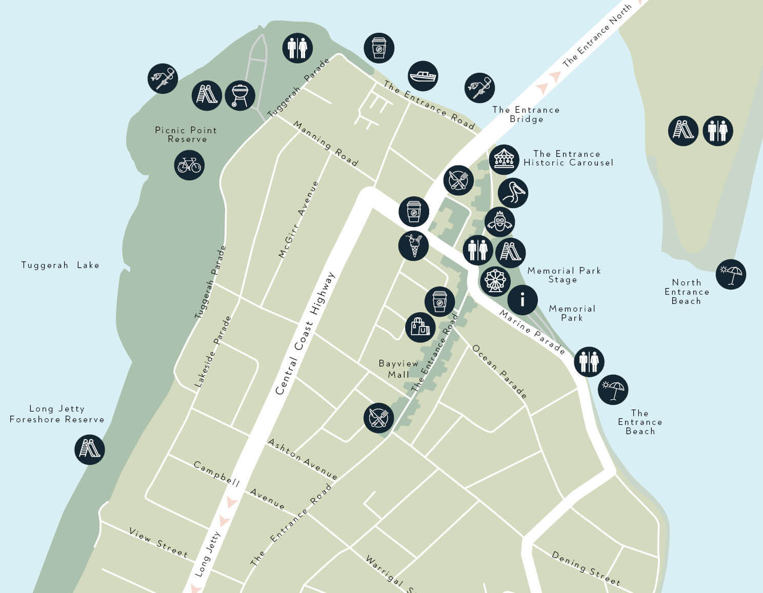 The Entrance Connect Map