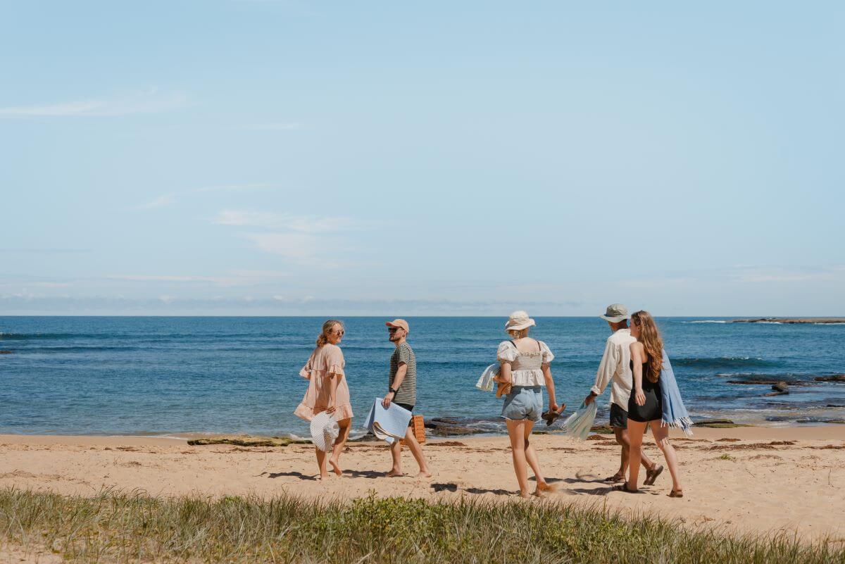 people on beach