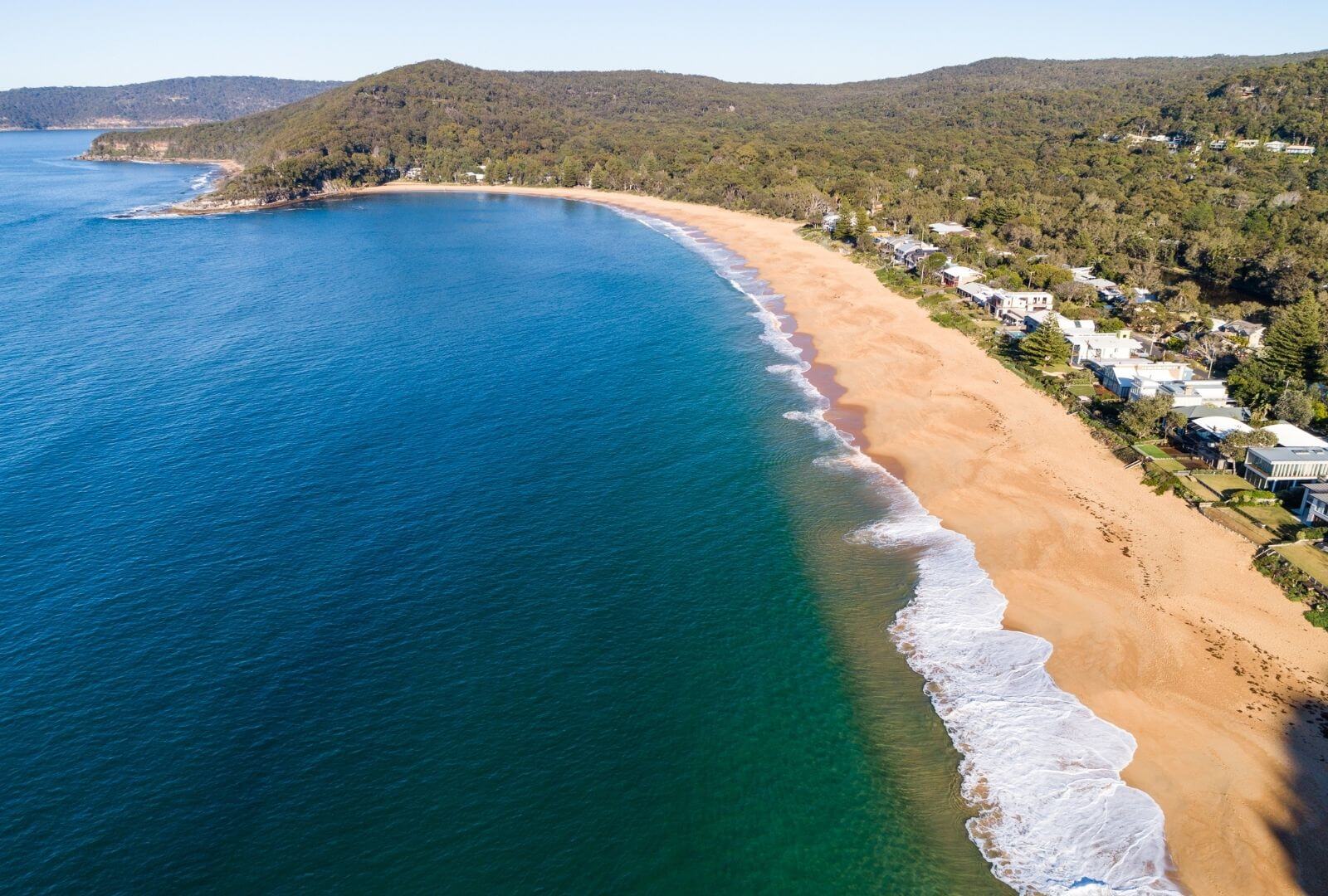 pearl beach aerial view