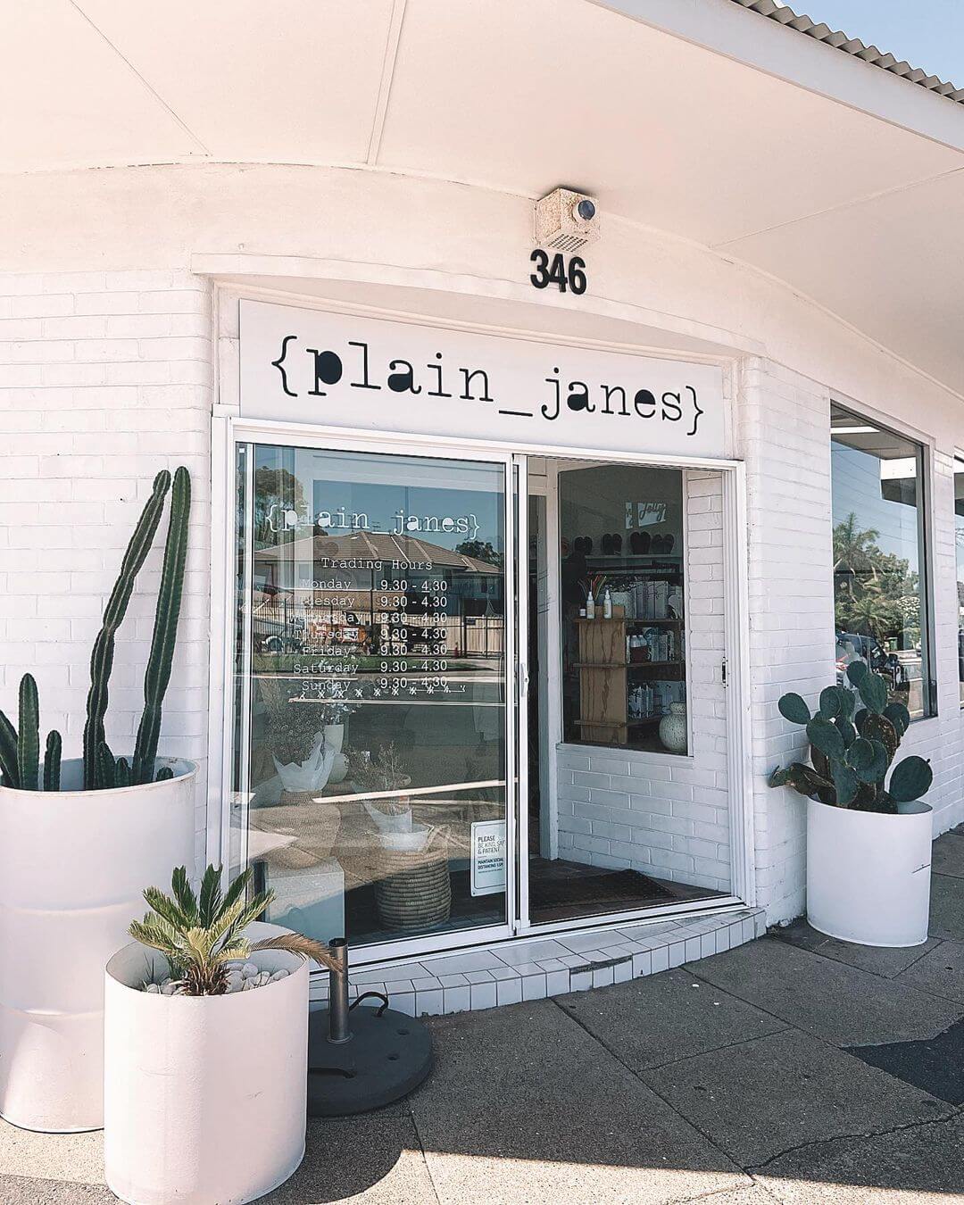 entrance to fashion boutique at long jetty