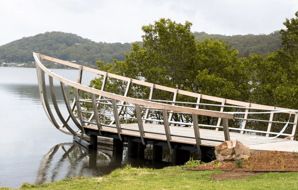 Shipbuilders Memorial Sculpture at Kincumber