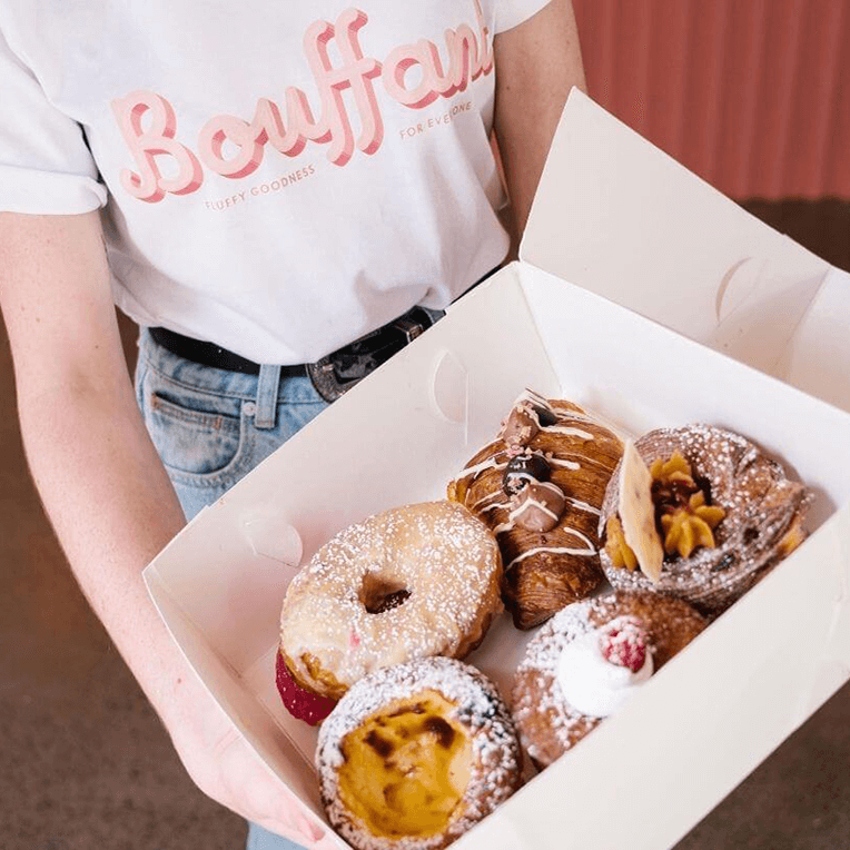 box of fresh pastries