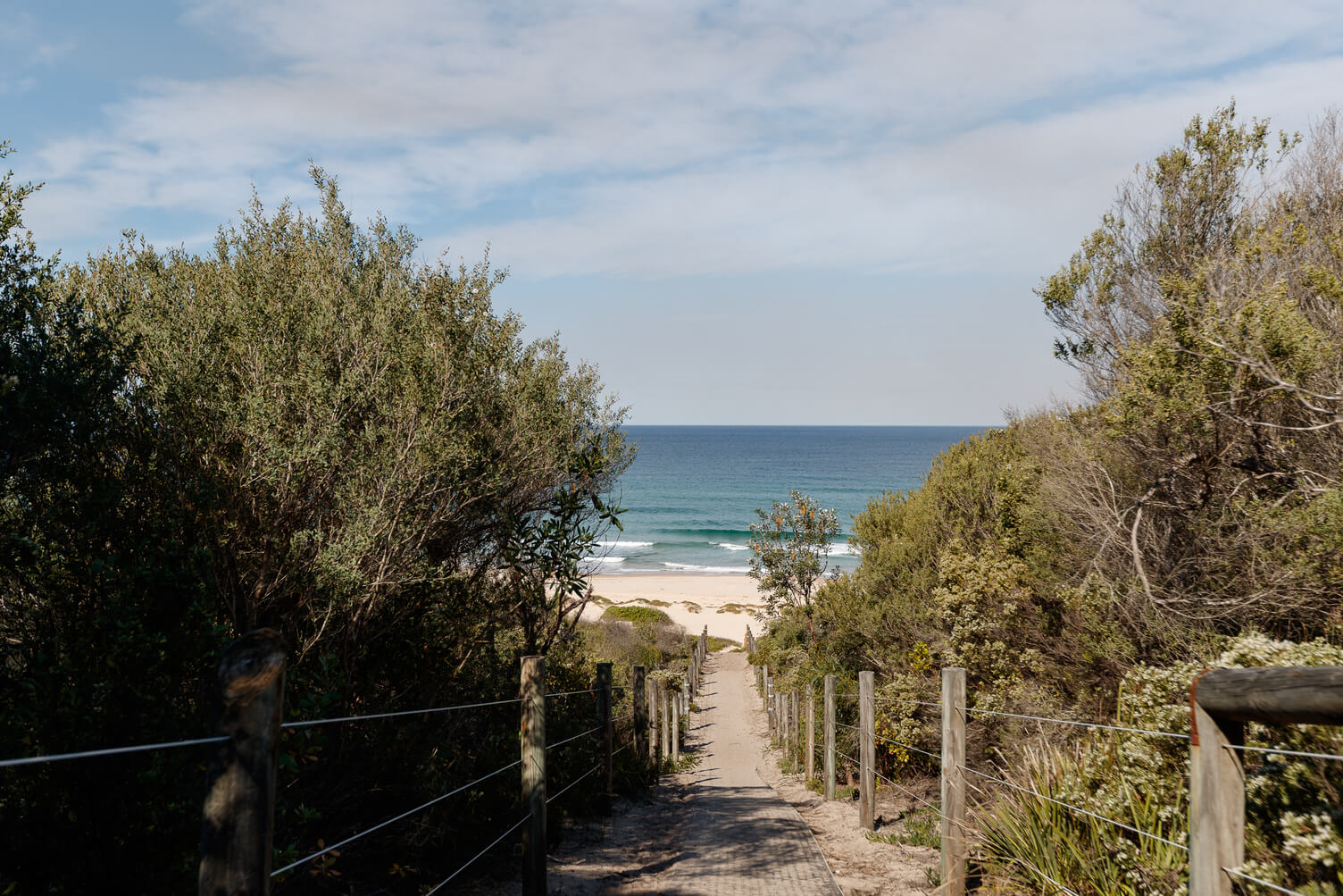 hidden beach path