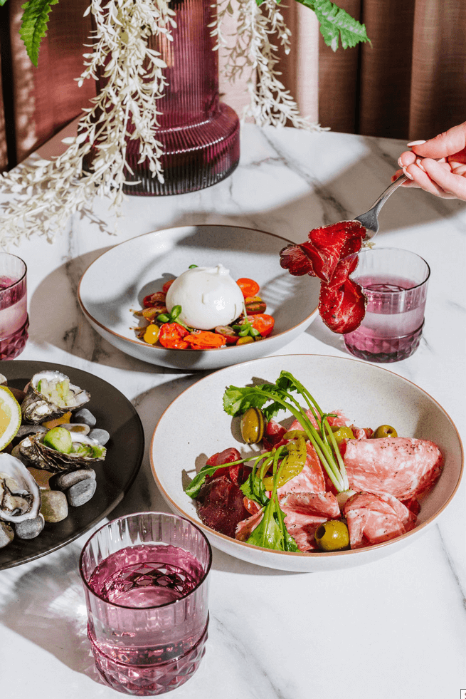 conscious and colourful platter of food