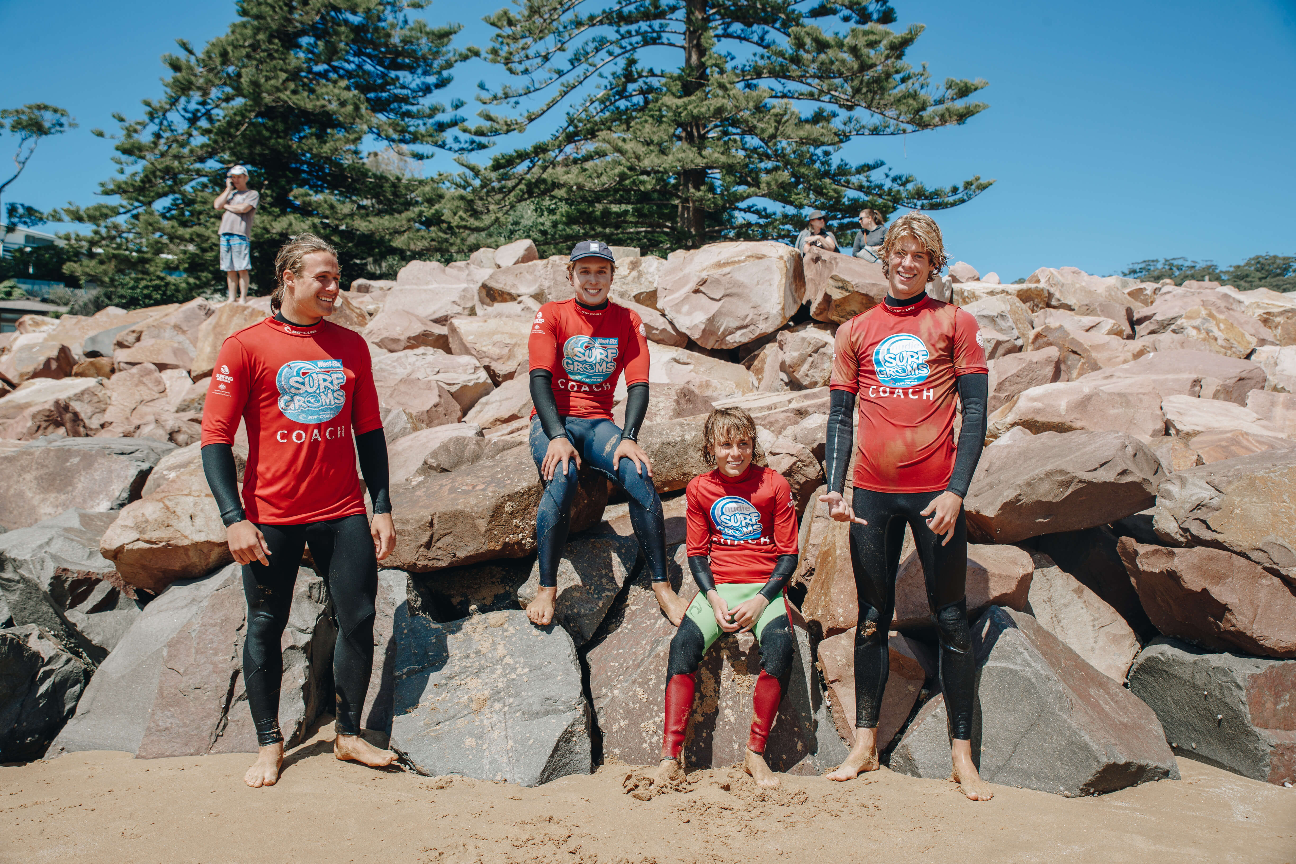 Central Coast Surf Academy in action