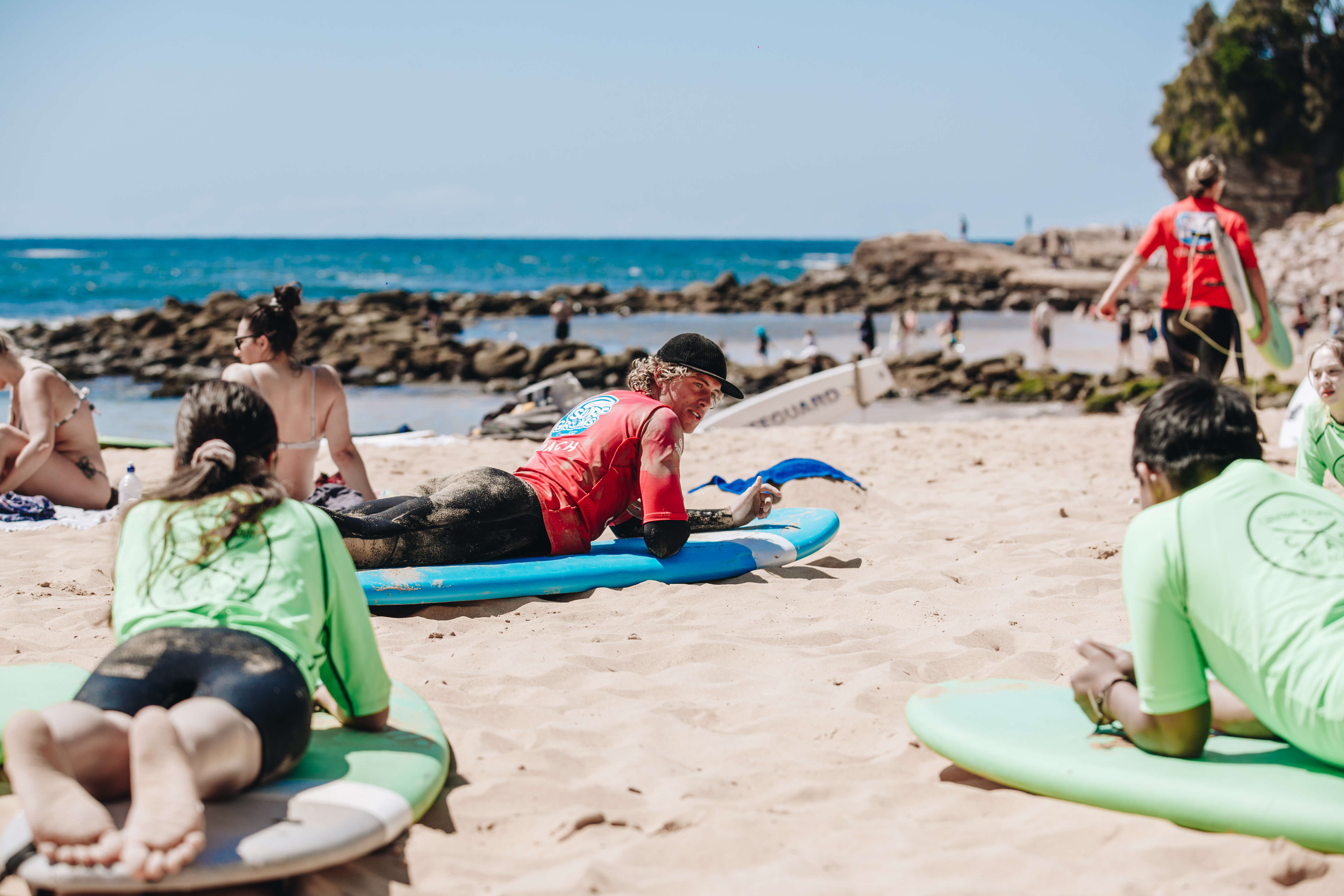 Central Coast Surf Academy in action