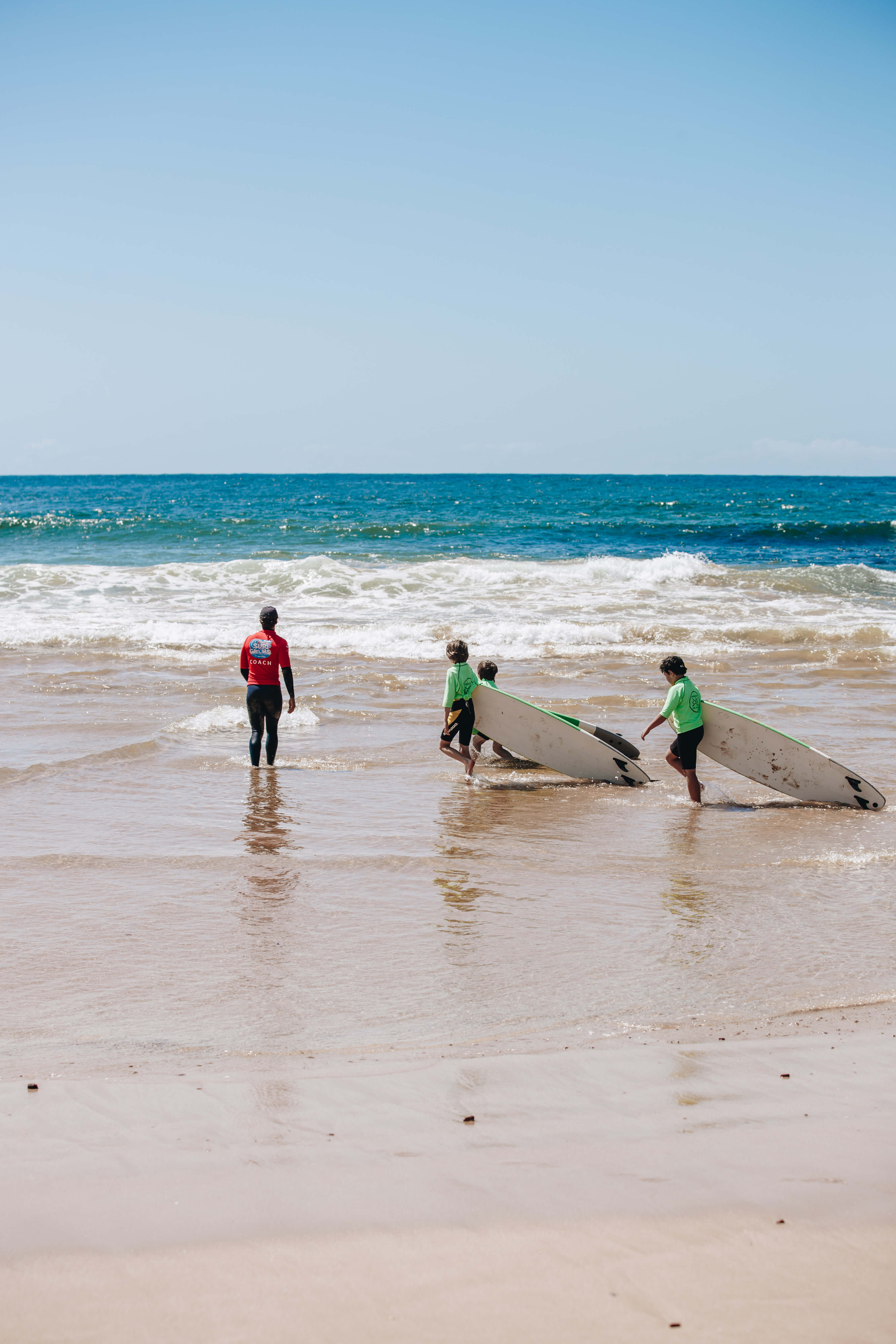 Central Coast Surf Academy in action