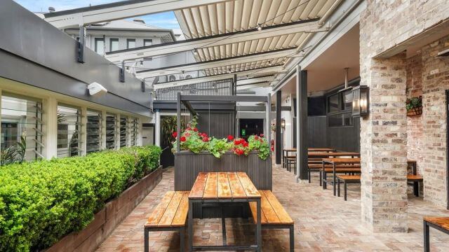 Grand Hotel beer garden