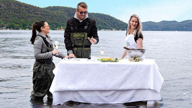 sydney oyster farm tours in water experience in mooney mooney