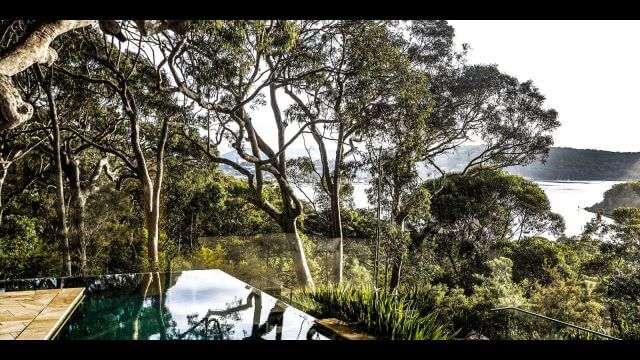 luxury pool in national park