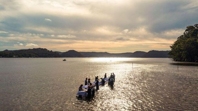 immersive water experience with oyster shucking