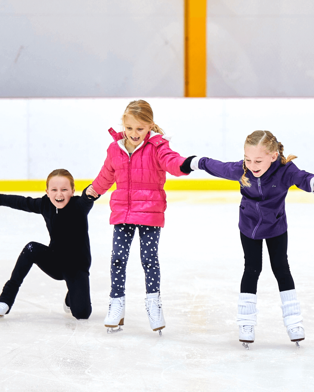 kids ice skating