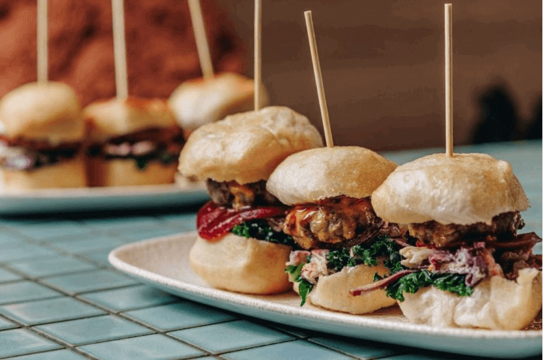 Lyons Den Gosford, African cuisine sliders