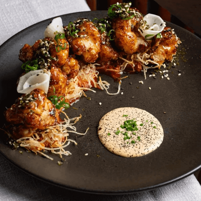 Korean fried cauliflower  Yellow Tail Restuarant Terrigal