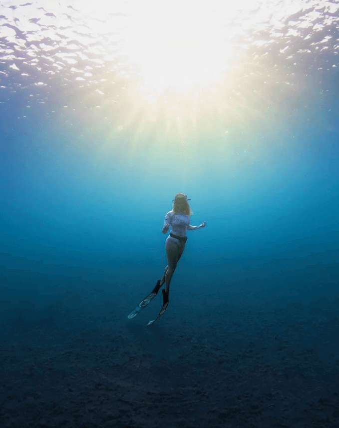 Diving on the Central Coast Photo Credit: @girlthatfreedives