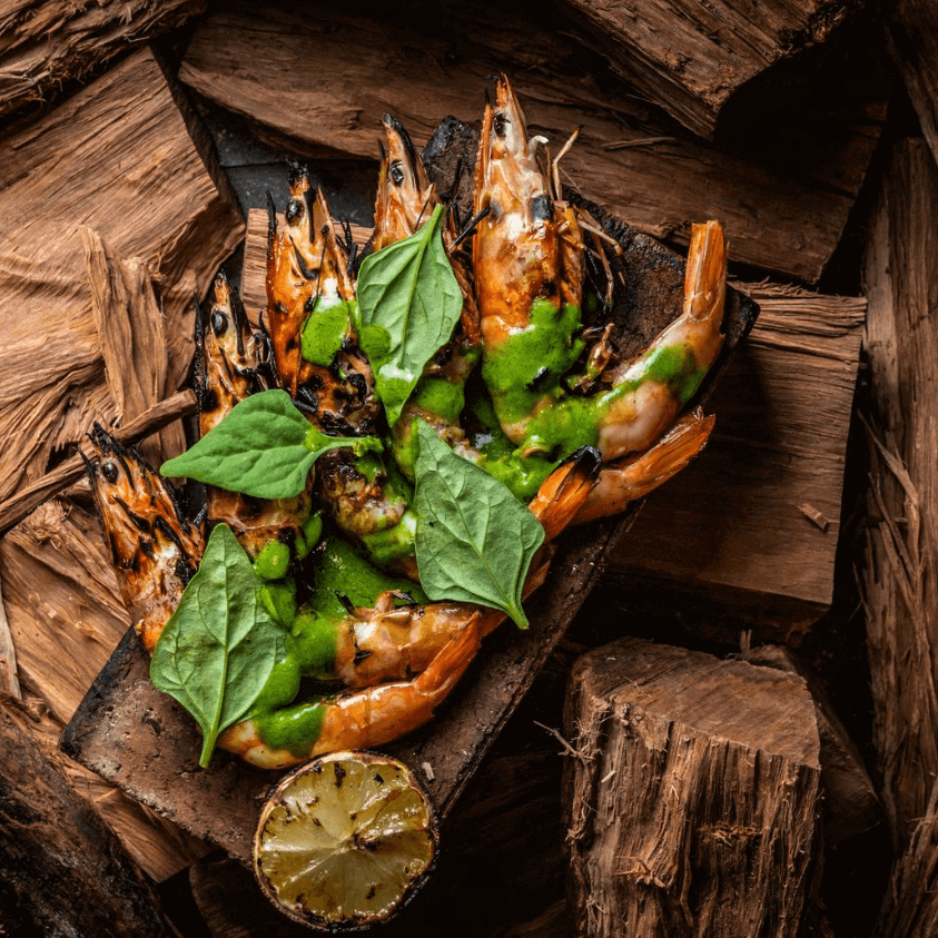 Woodfired prawns, Ettalong Osteria il Coccia Love Central Coast