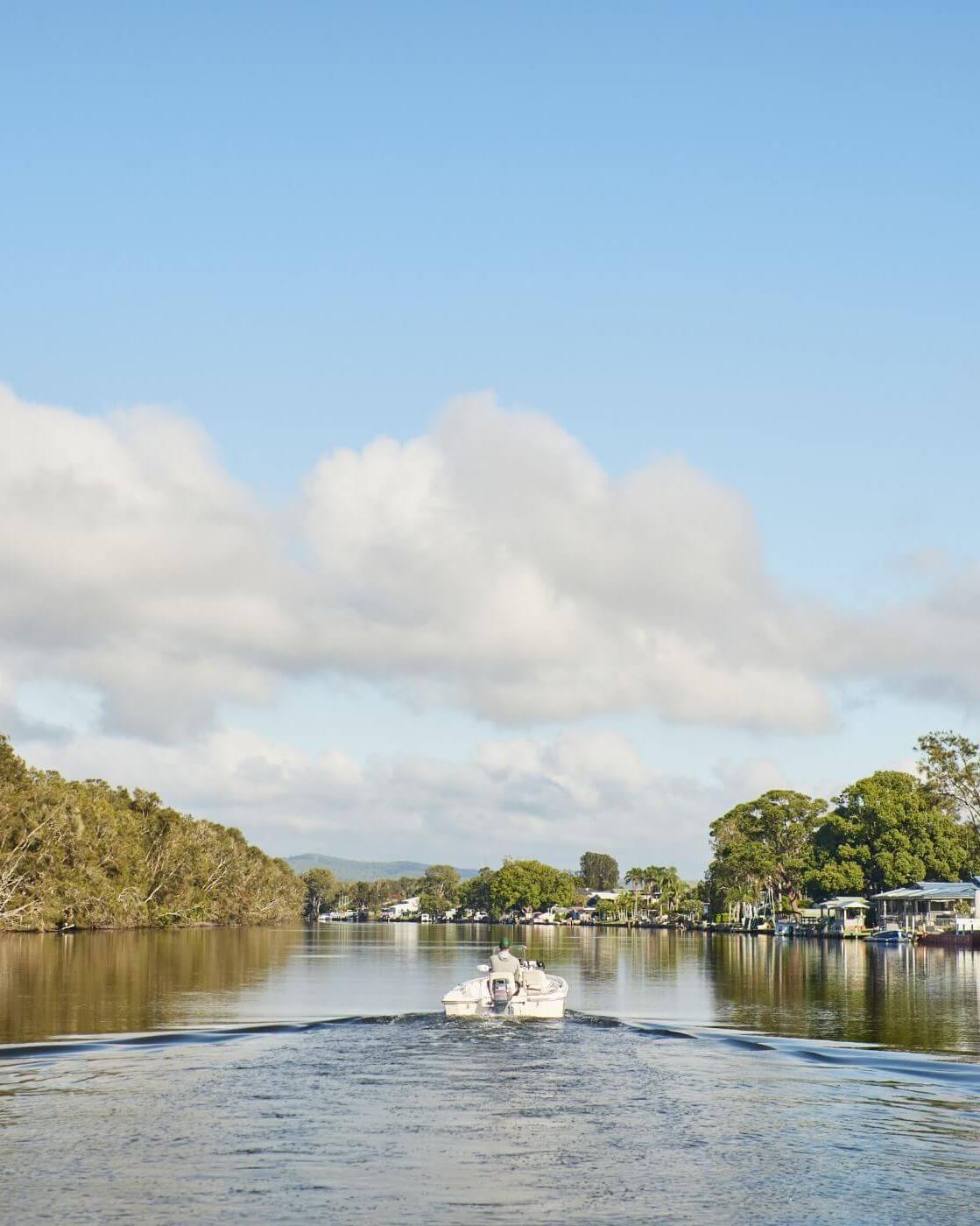 Ourimbah Creek boat ride Central Coast image by David Ross