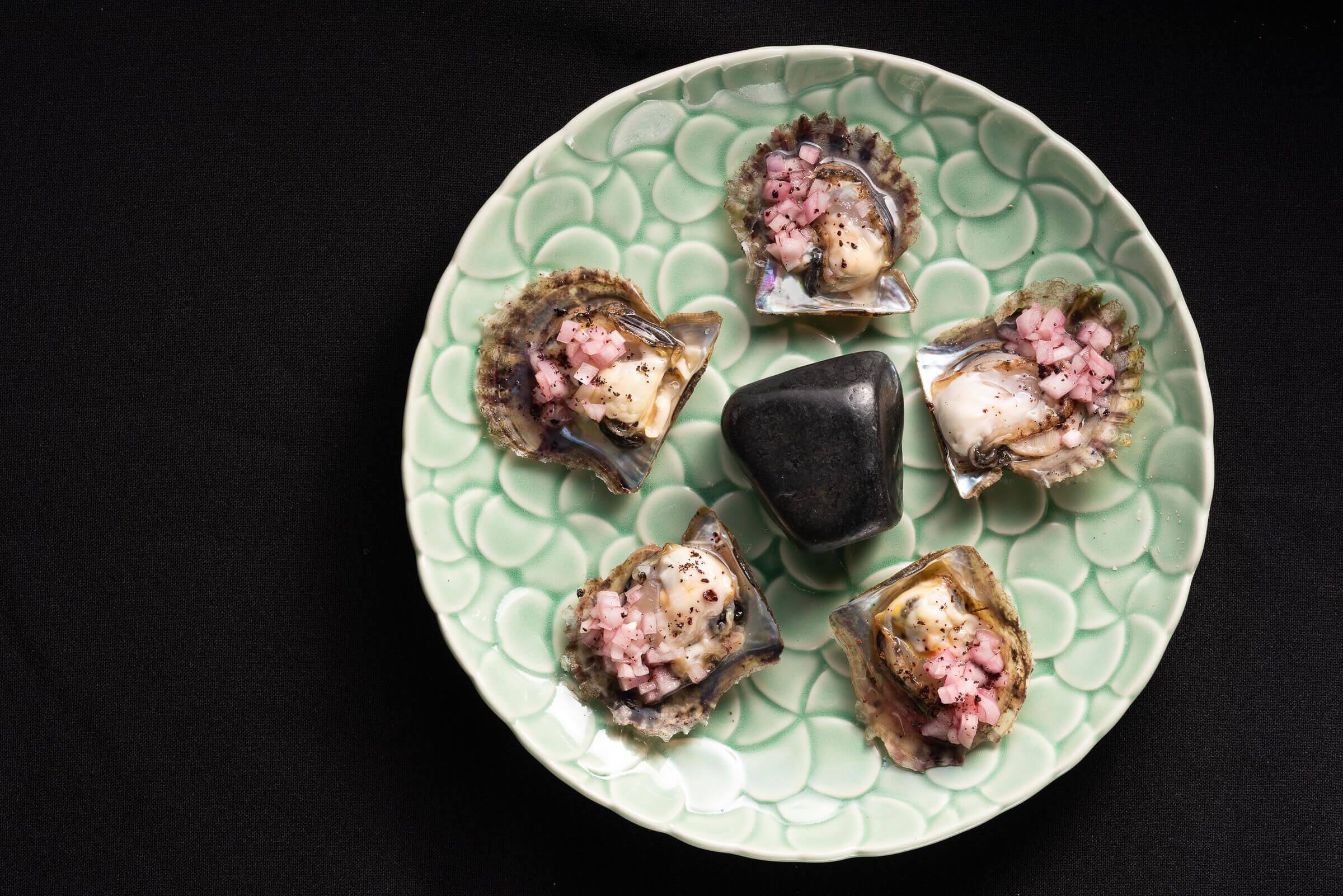 Broken Bay Akoya pearl oysters served up