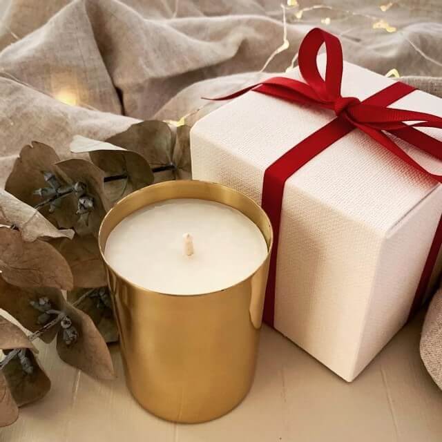 festive candle gift box