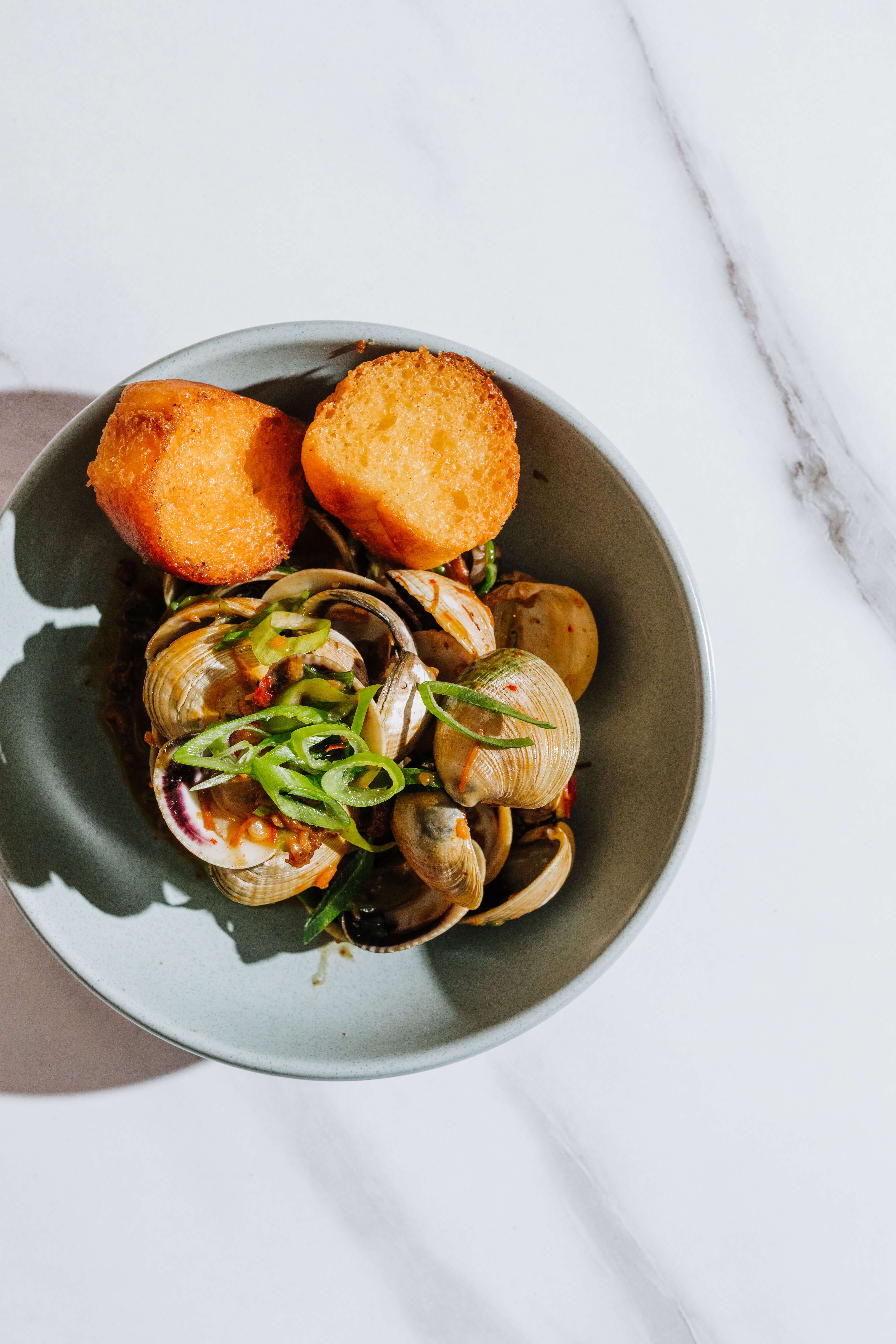 plate of fancy local food
