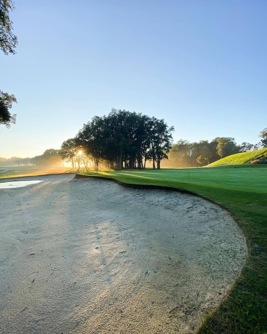 golf course sandpit