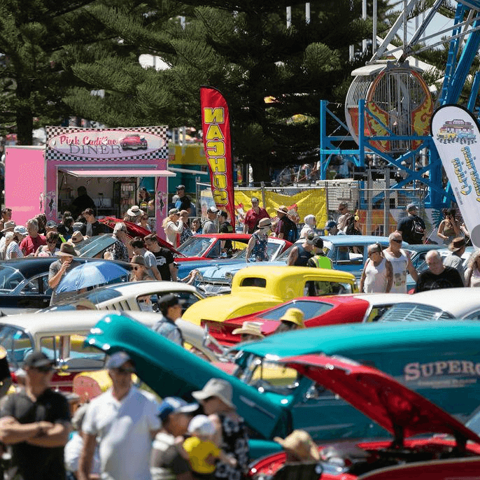 ChromeFest festival with cars 