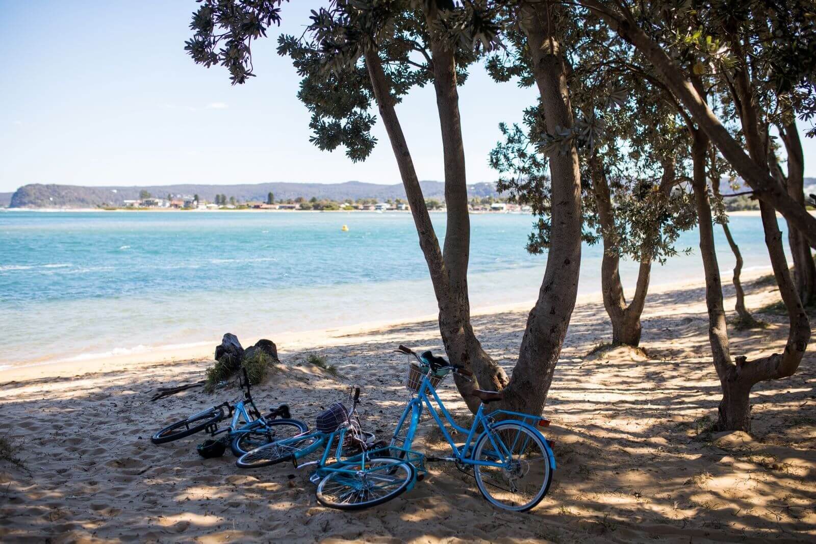 bikes at ettalong beach