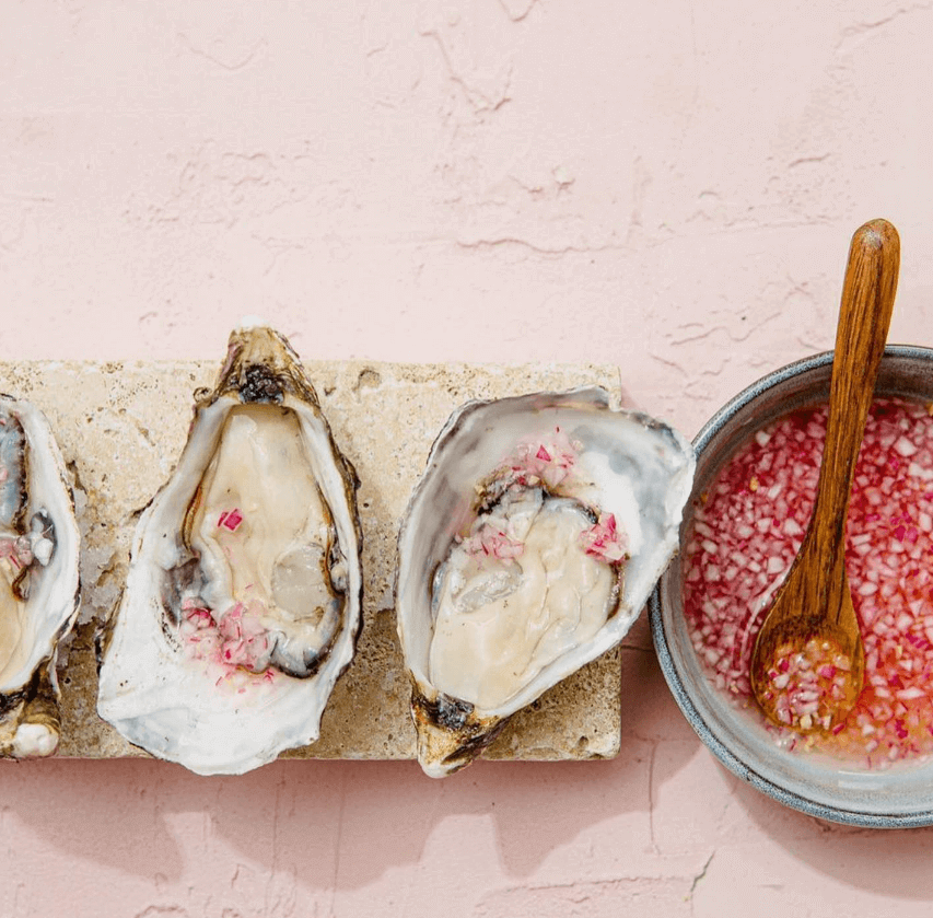 Oysters at Fisherman's wharf Woy Woy