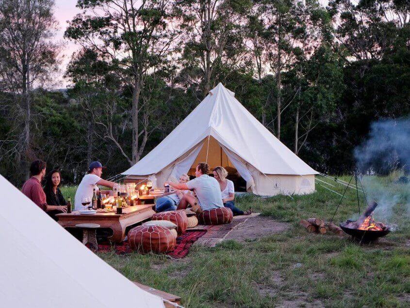 Glamping at Glenworth Valley