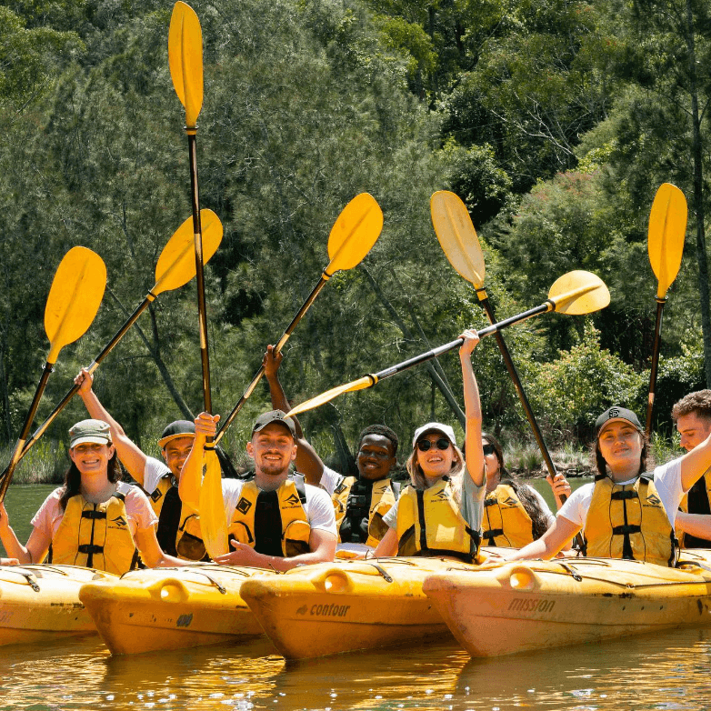 kayaking on brisbane waters waterways