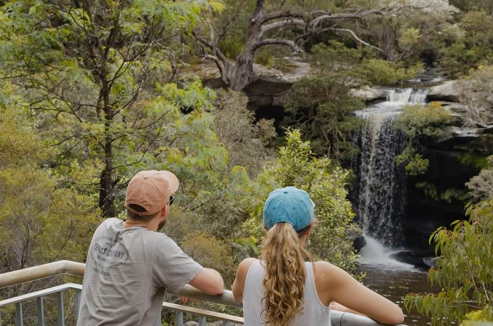 Somersby Falls viewing deck of the waterfall with development plans underway for greater accessibility
