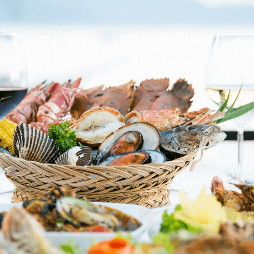 basket of seafood