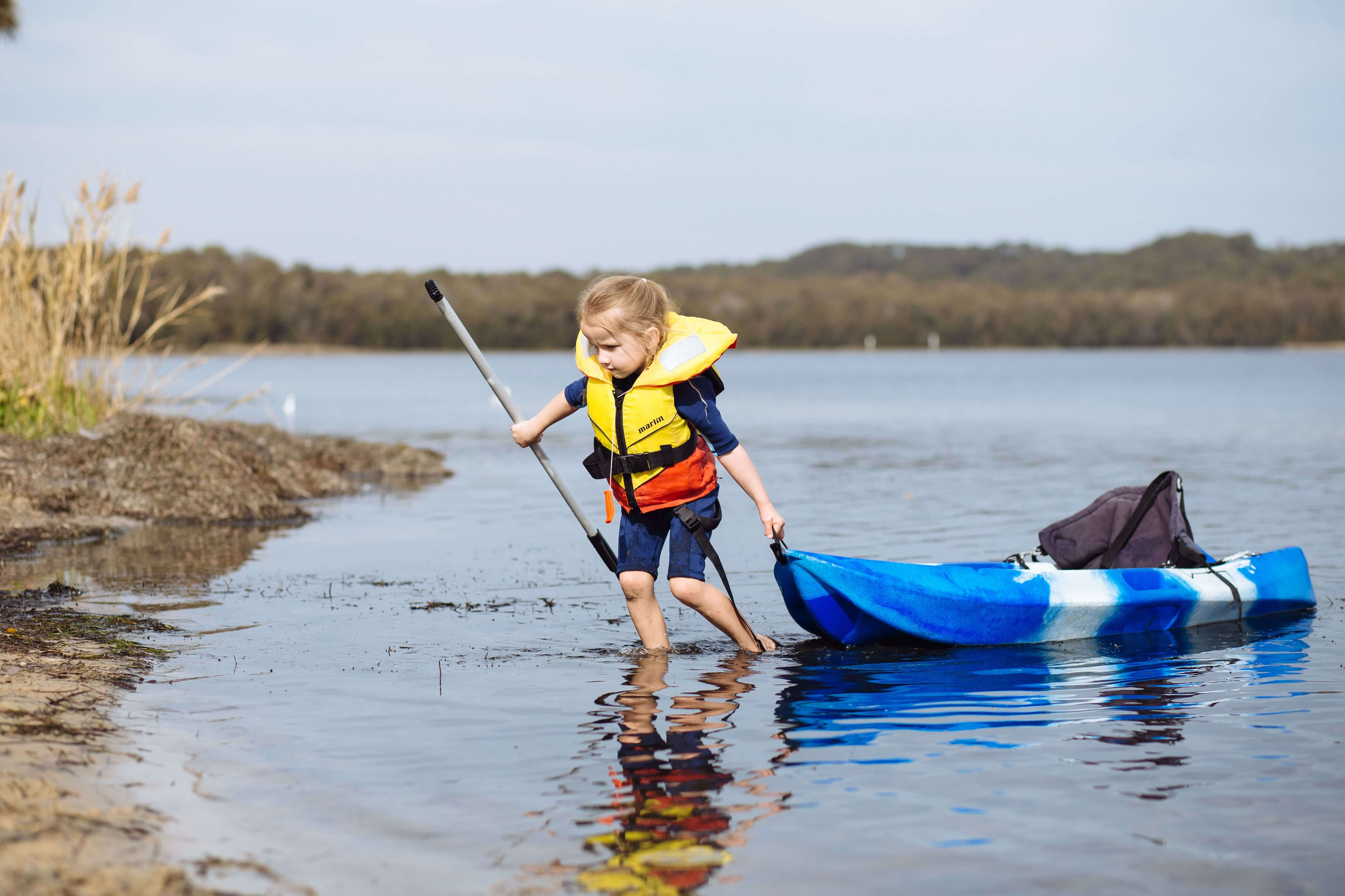 Kayaking on Tuggerah Lake Central Coast