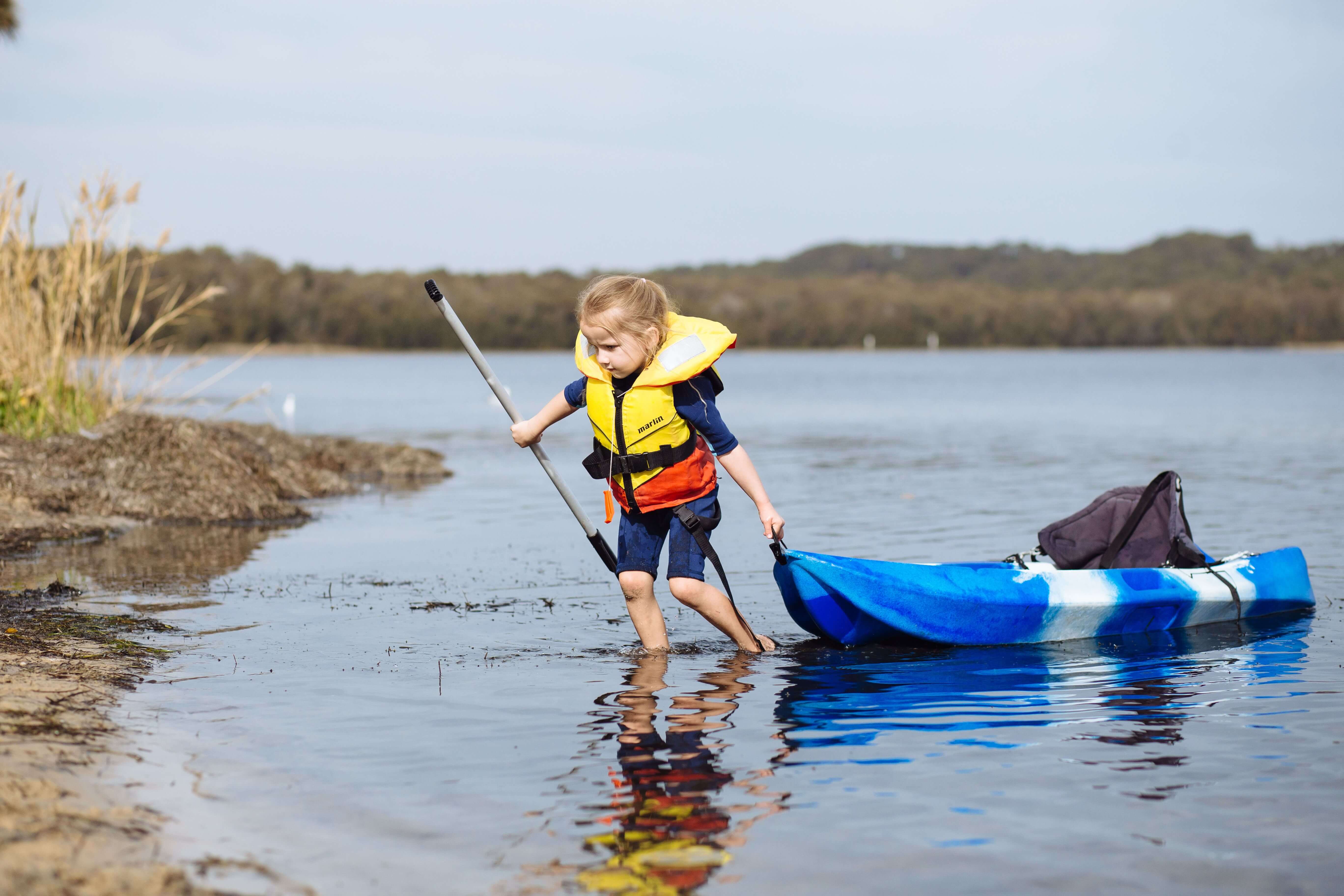 Kayaking on Tuggerah Lake Central Coast 