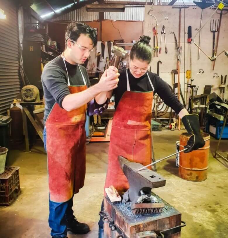 Blacksmithing at Artisan Estate