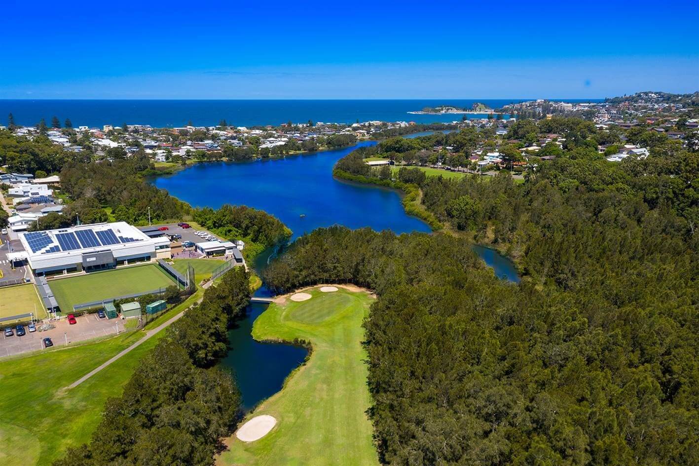 golf course aerial