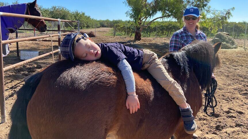 Horses healing power for a child with autism 