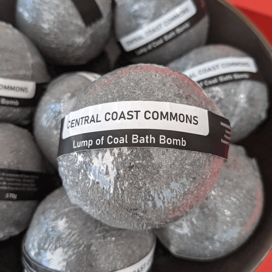 bath bomb that looks like lump of coal