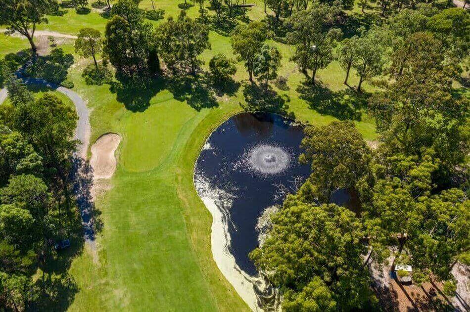 golf course aerial