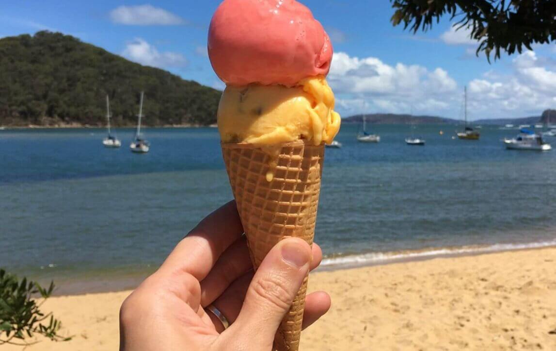 Delicious gelato from Helado, Ettalong Beach