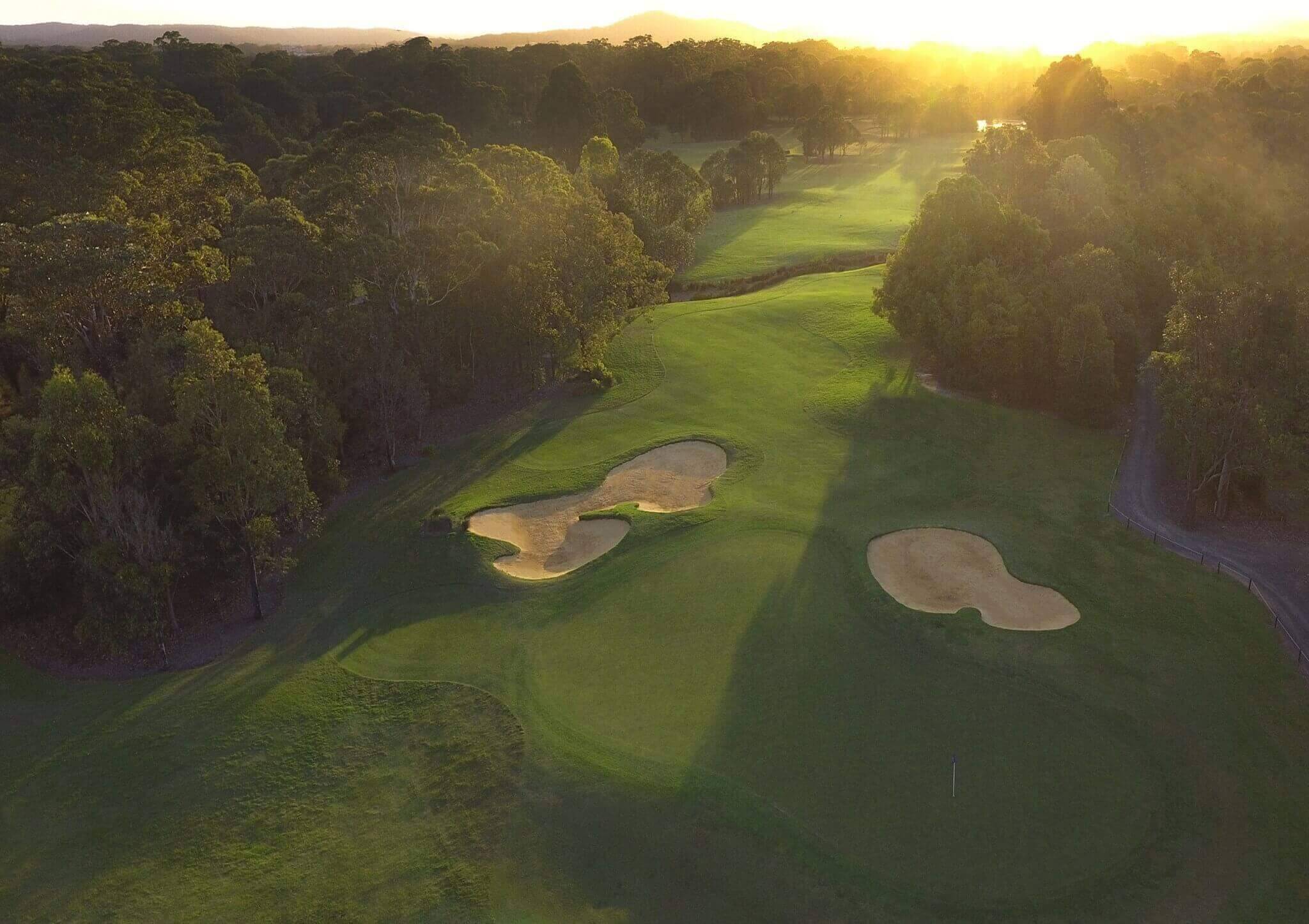 golf course aerial