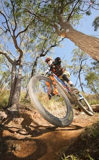 mtb riding in bushland