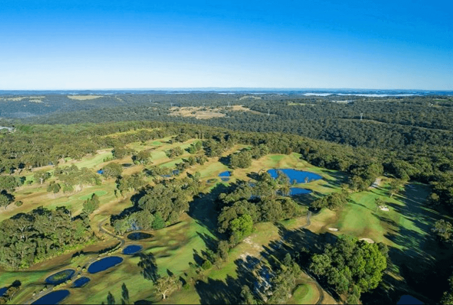 golf course aerial