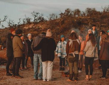 Sunrise smoking cleansing ceremony