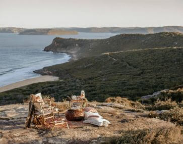 luxury lookout picnic in national park